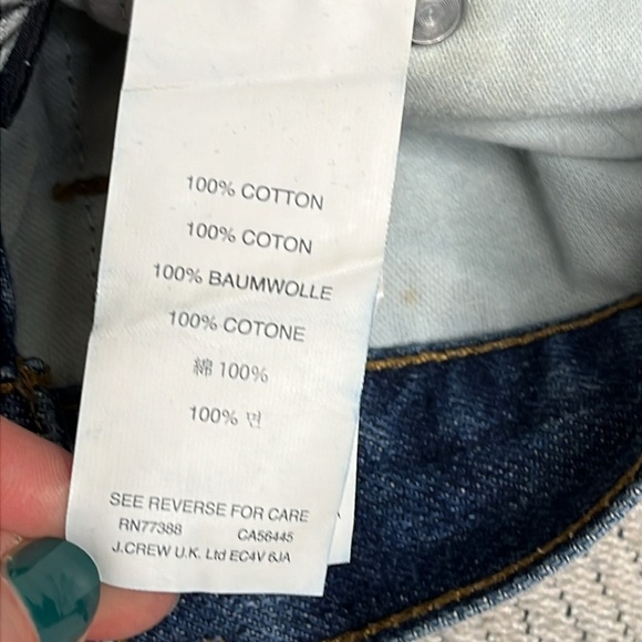 Point Sur Denim straight leg distressed raw hem Jeans - Picture 6 of 17